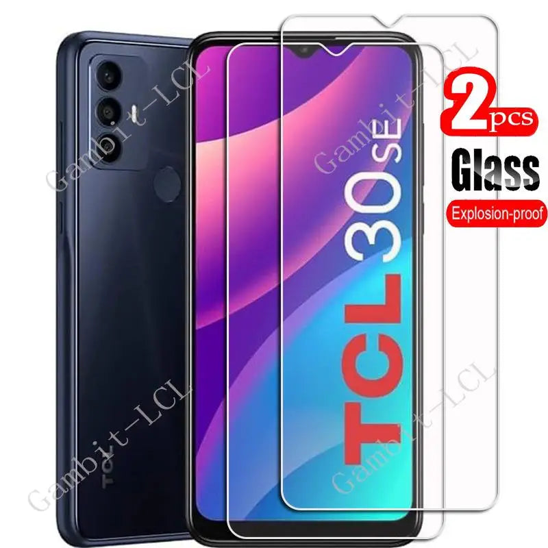 2PCS FOR TCL 30 SE 30+ Plus E 305 5G HD Tempered Glass Protective On TCL30 30SE 30E TCL30SE Phone Screen Protector Film Cover