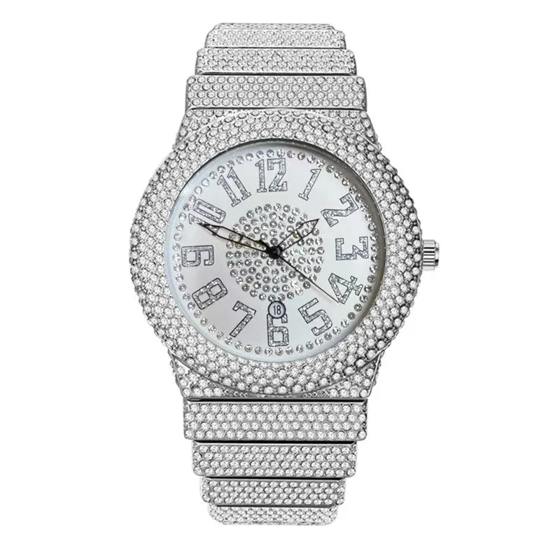 Original Famous Big Brand Men Watches Luxury Diamond Golden Date Gifts Quartz Vintage Watch Reloj Hombre Relogio Masculino 2026