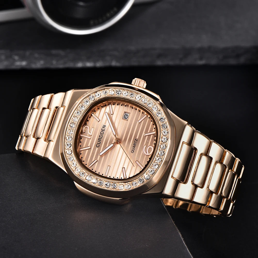 Relogio Masculino Original Big Brand Men Watches Reloj Hombre Fashion Alloy Band Sports Date Quatz Gifts Watch Montre Homme 2026