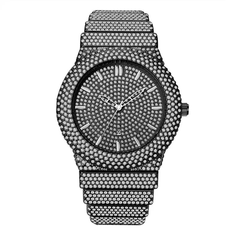 Original Famous Big Brand Men Watches Luxury Diamond Golden Date Gifts Quartz Vintage Watch Reloj Hombre Relogio Masculino 2026