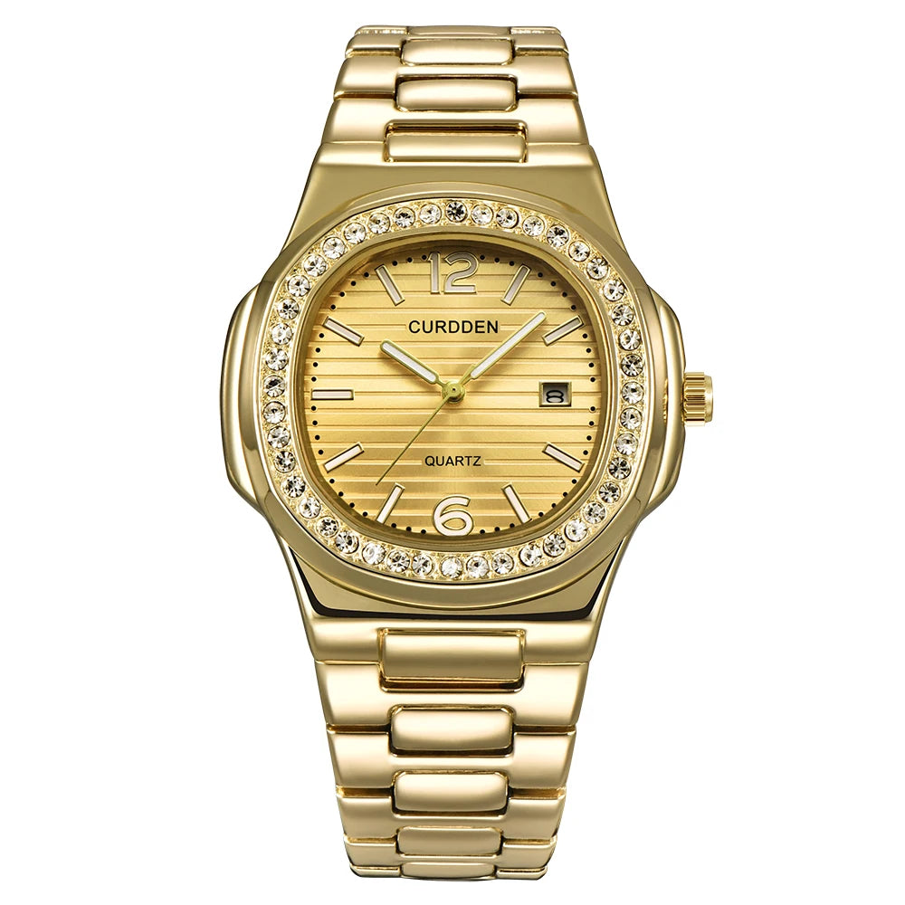 Relogio Masculino Original Big Brand Men Watches Reloj Hombre Fashion Alloy Band Sports Date Quatz Gifts Watch Montre Homme 2026