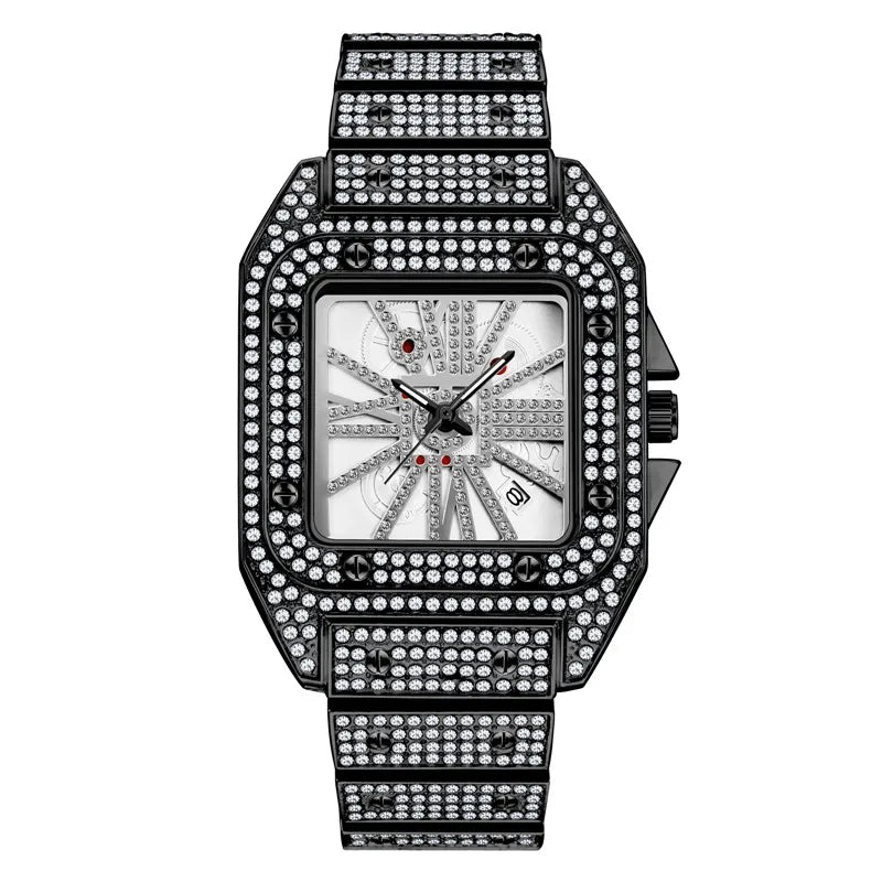 Original Famous Big Brand Men Watches Luxury Diamond Golden Date Gifts Quartz Vintage Watch Reloj Hombre Relogio Masculino 2026