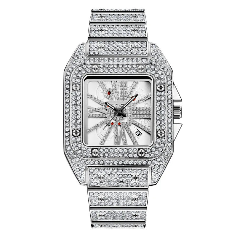 Original Famous Big Brand Men Watches Luxury Diamond Golden Date Gifts Quartz Vintage Watch Reloj Hombre Relogio Masculino 2026