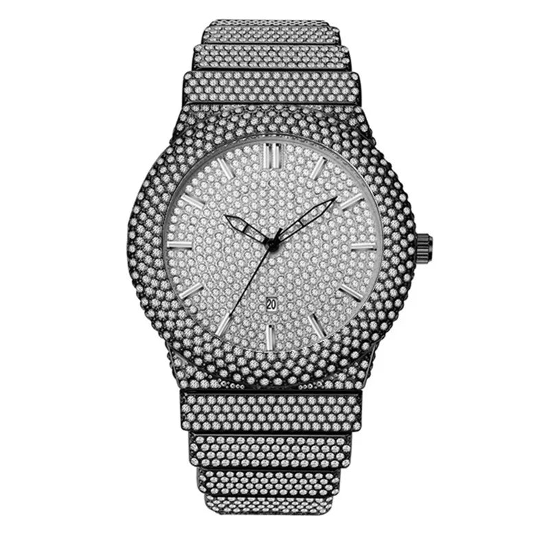 Original Famous Big Brand Men Watches Luxury Diamond Golden Date Gifts Quartz Vintage Watch Reloj Hombre Relogio Masculino 2026