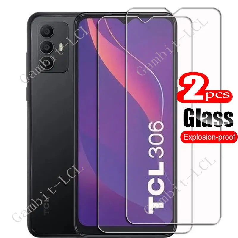 2PCS FOR TCL 306 305 6.52" HD Tempered Glass Protective On TCL30SE TCL30E TCL30 30 30SE 30E Phone Screen Protector Film Cover