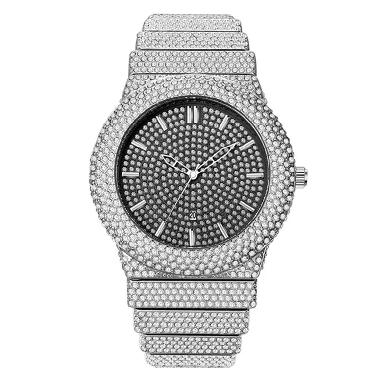 Original Famous Big Brand Men Watches Luxury Diamond Golden Date Gifts Quartz Vintage Watch Reloj Hombre Relogio Masculino 2026
