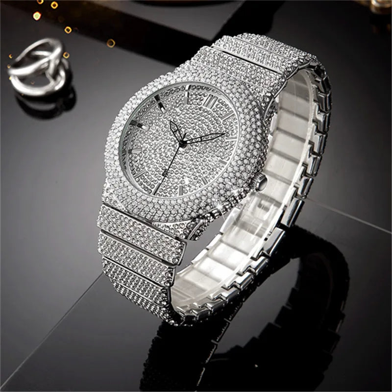 Original Famous Big Brand Men Watches Luxury Diamond Golden Date Gifts Quartz Vintage Watch Reloj Hombre Relogio Masculino 2026