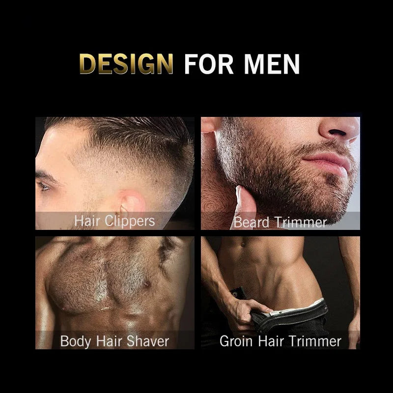 VGR One Blade Waterproof Hair Beard Trimmer Body Pubic Bikini Razor Facial Electric Shaver Rechargeable For Men & Women V-017