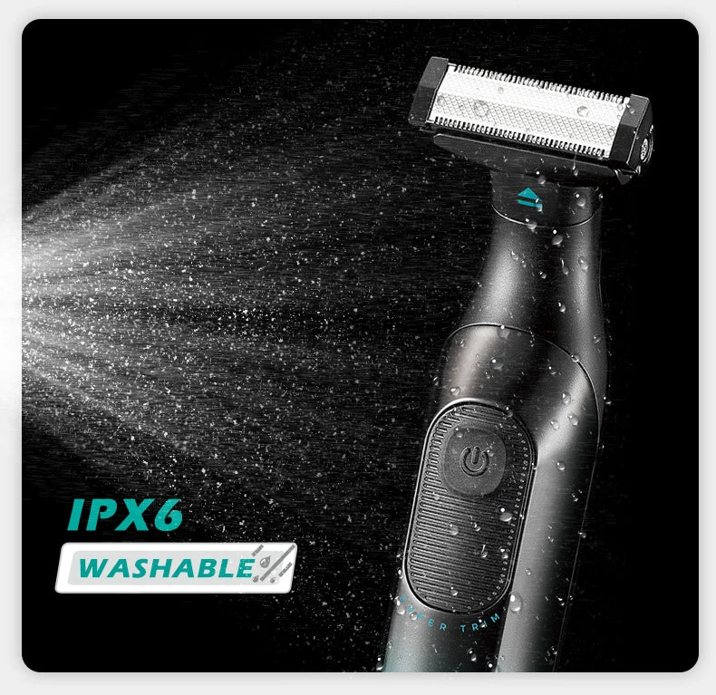 VGR new hair remover 3-in-1 hair trimming set gradient color household shaver IPX6 waterproof intelligent digital shaver V-361