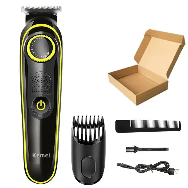 Hair Clipper Kemei KM-696 Multifunctional Trimmer for Men Electric Shaver for Men's Razor Nose 5 in 1 Professional Trimmer