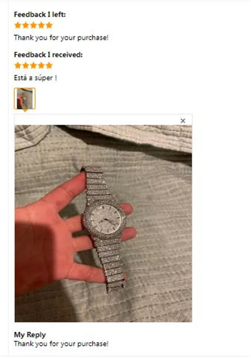 Original Famous Big Brand Men Watches Luxury Diamond Golden Date Gifts Quartz Vintage Watch Reloj Hombre Relogio Masculino 2026