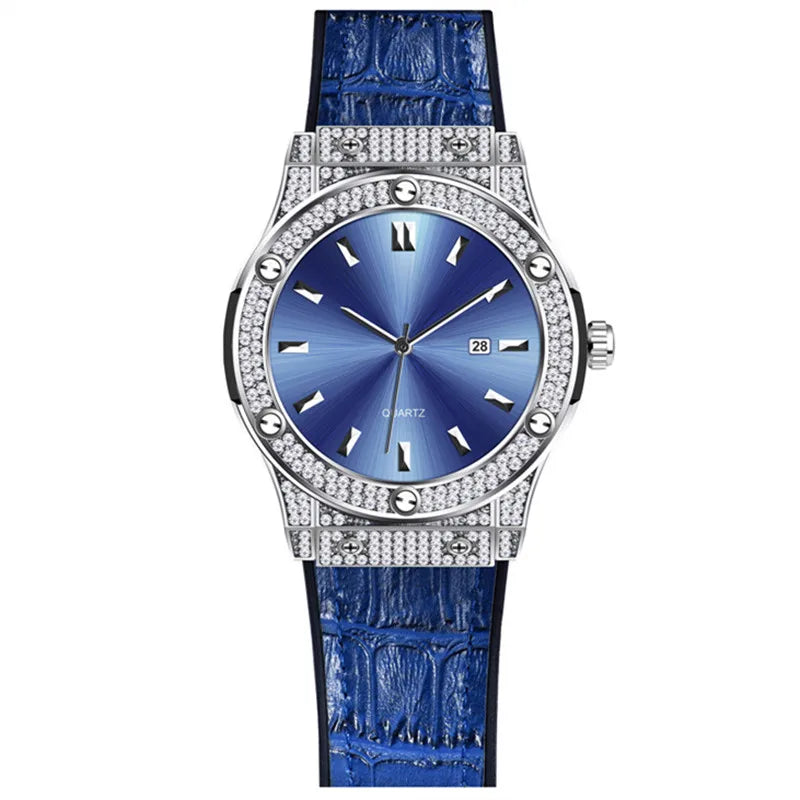 Original Famous Big Brand Men Watches Luxury Diamond Golden Date Gifts Quartz Vintage Watch Reloj Hombre Relogio Masculino 2026