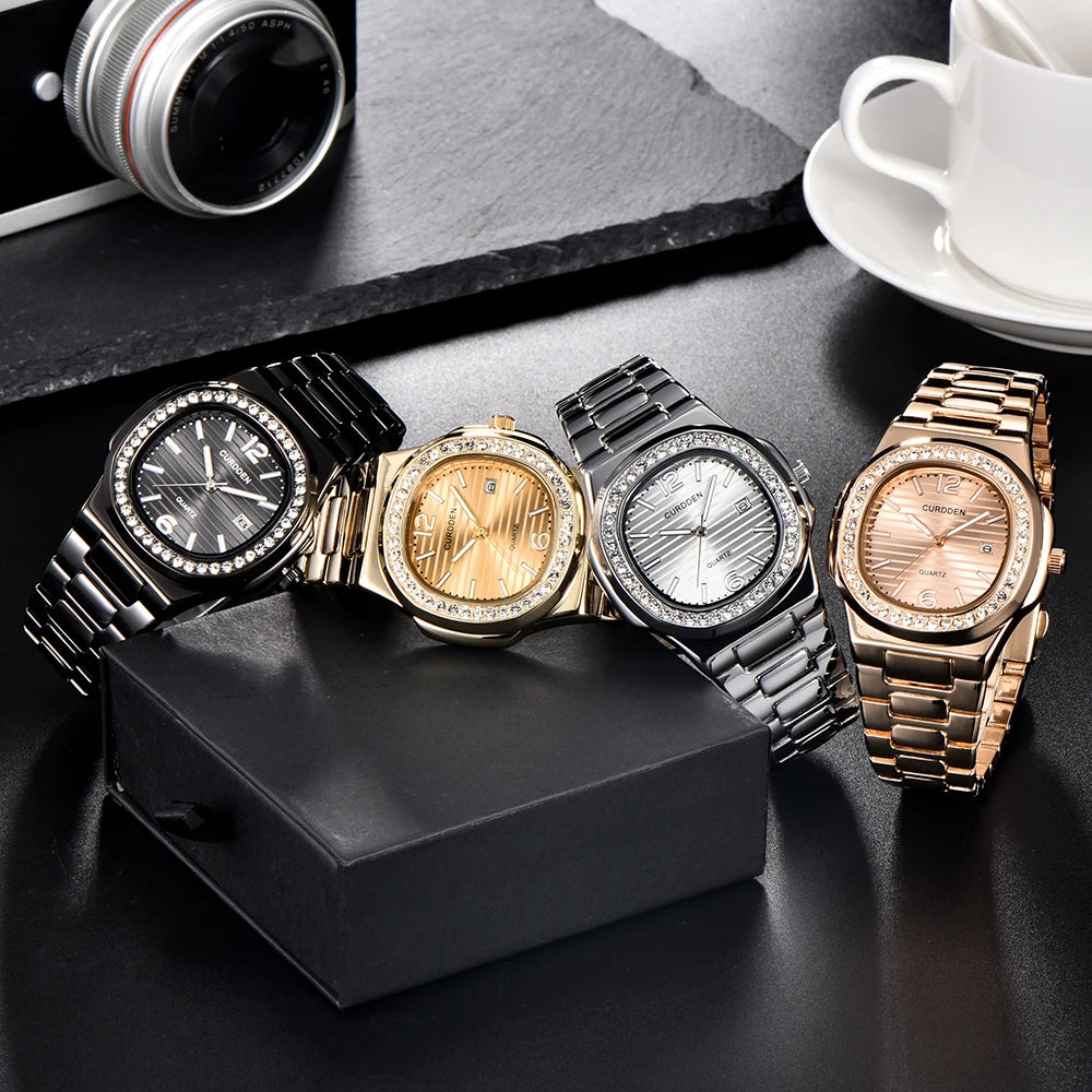 Relogio Masculino Original Big Brand Men Watches Reloj Hombre Fashion Alloy Band Sports Date Quatz Gifts Watch Montre Homme 2026